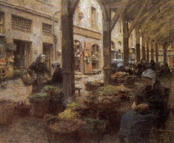 萊昂 奧古斯汀 萊爾米特 The Covered Vegetable Market, St Malo